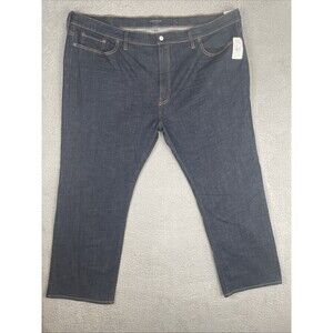 Lucky Brand 181 Relaxed Jeans Mens 50x32 Blue Dark Wash NWT MSRP $115